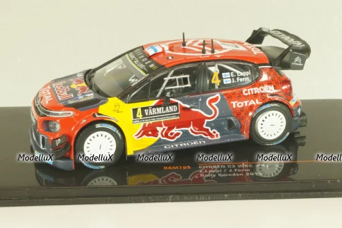 Citroen C3 WRC #4 Rally Sweden 2009, E.Lappi/J.Fern, RAM705, IXO 1:43