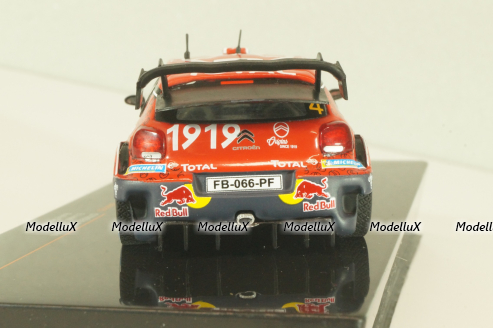 Citroen C3 WRC #4 Rally Sweden 2009, E.Lappi/J.Fern, RAM705, IXO 1:43