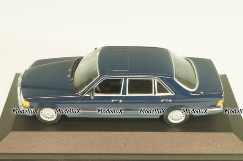 Mercedes-Benz 560 SEL (W126) 1989, dark blue, 430039302, Minichamps 1:43