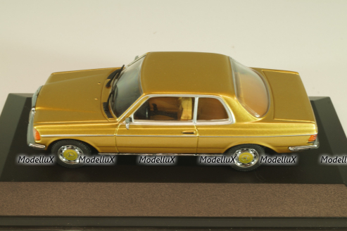 Mercedes-Benz 230 CE (C123) 1977, gold, 32220, Minichamps 1:43