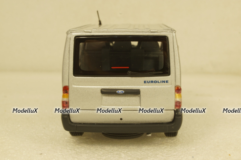 Ford Transit Bus 2000 silver, Minichamps 1:43
