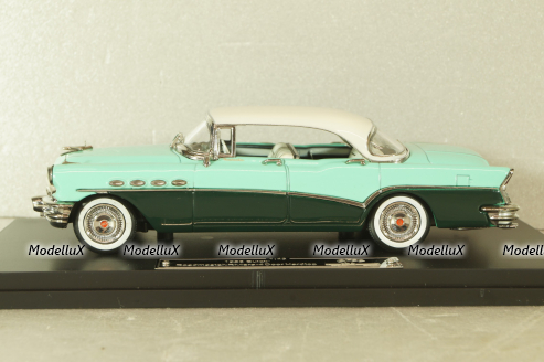 Buick Roadmaster Riviera hardtop, 4 doors, green/white, GFCC 1:43