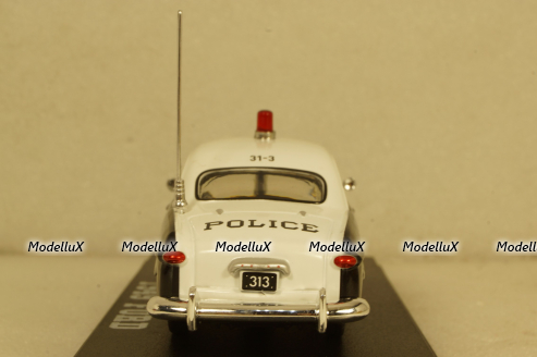 Ford 49 Cleveland Police 1949, black/white, 86635, Greenlight 1:43