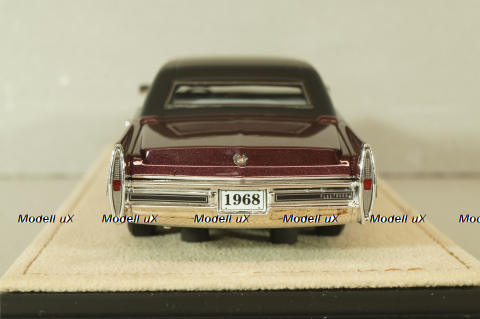 Cadillac Fleetwood Series 75 Limousine 1968, madeira plum metallic , STM68103, Stamp models 1:43 