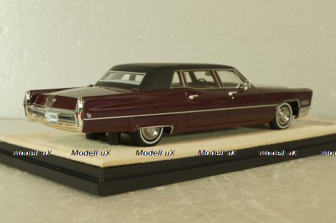 Cadillac Fleetwood Series 75 Limousine 1968, madeira plum metallic , STM68103, Stamp models 1:43 