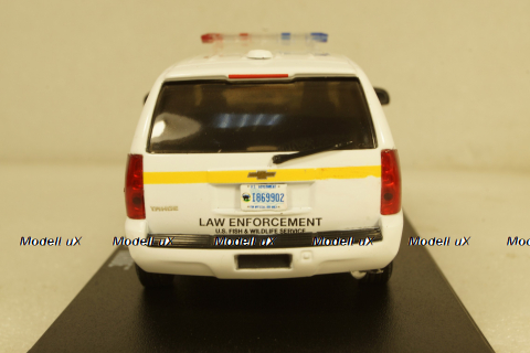 Chevrolet Tahoe 2012, U.S. Fish & Wildlife Service Law Enforcement, 86190, Greenlight 1:43