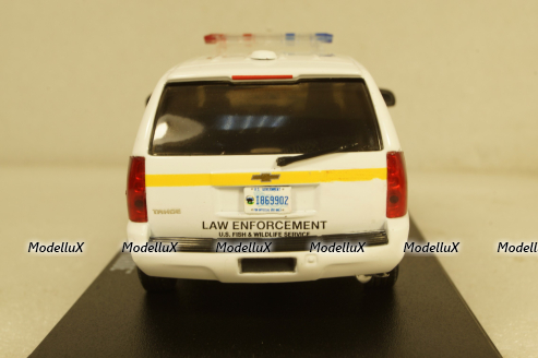 Chevrolet Tahoe 2012, U.S. Fish & Wildlife Service Law Enforcement, 86190, Greenlight 1:43