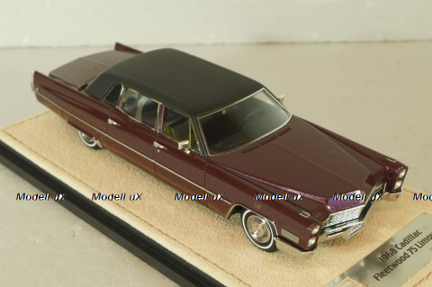 Cadillac Fleetwood Series 75 Limousine 1968, madeira plum metallic , STM68103, Stamp models 1:43 