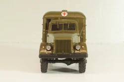 АС-3 (63) санитарный автобус на шасси ГАЗ-63Е, Легендарные грузовики СССР №103 1:43