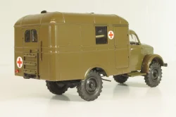 АС-3 (63) санитарный автобус на шасси ГАЗ-63Е, Легендарные грузовики СССР №103 1:43
