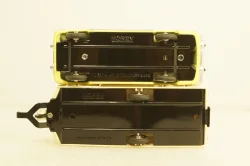 Simca Vedette Chambord with Henon Caravan 1958 yellow/black/creme, Norev 1:43