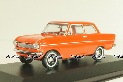 Opel Kadett A 1962, red, 430043002, Minichamps 1:43