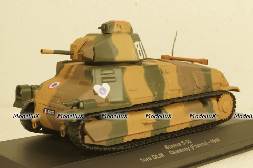 Somua S-35 1ère DLM Quesnoy France 1940, Altaya 1:43