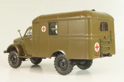 АС-3 (63) санитарный автобус на шасси ГАЗ-63Е, Легендарные грузовики СССР №103 1:43