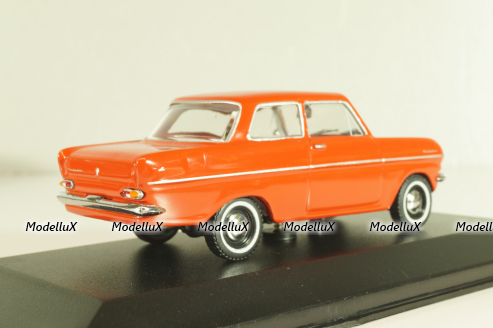 Opel Kadett A 1962, red, 430043002, Minichamps 1:43