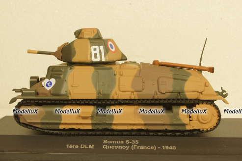 Somua S-35 1ère DLM Quesnoy France 1940, Altaya 1:43
