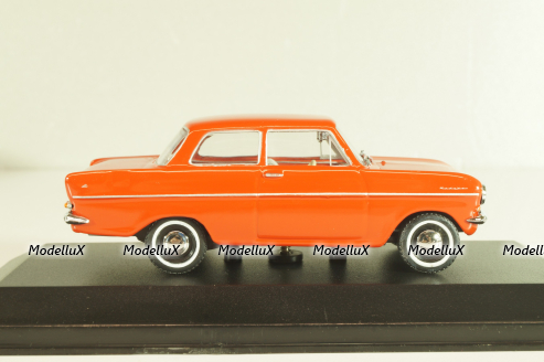 Opel Kadett A 1962, red, 430043002, Minichamps 1:43