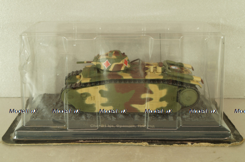 Char B1 bis Франция 1944., Танки, легенды отечественной бронетехники №15, TLOB15, Deagostini 1:43
