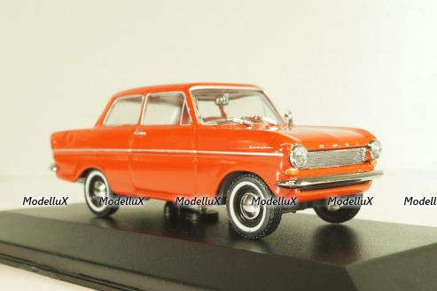 Opel Kadett A 1962, red, 430043002, Minichamps 1:43