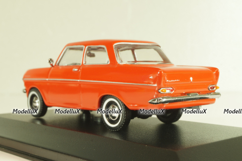 Opel Kadett A 1962, red, 430043002, Minichamps 1:43