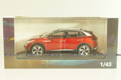 Volkswagen ID.4X 2020, red, ZV1000101, Dealer Edition 1:43