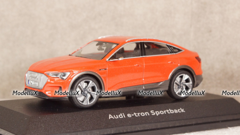 Audi E-tron Sportback Catalunya Red, IScale 1:43