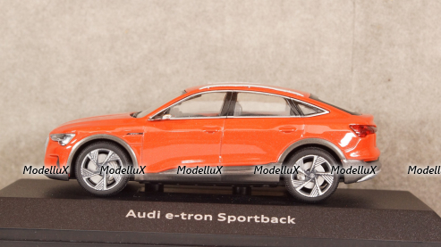 Audi E-tron Sportback Catalunya Red, IScale 1:43