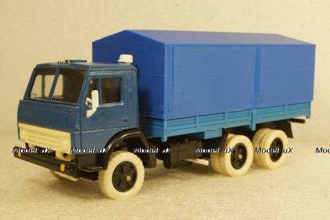Камаз-5320 с тентом,белая резина,, Арек 1:43