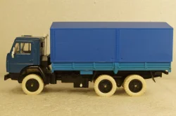 Камаз-5320 с тентом,белая резина,, Арек 1:43