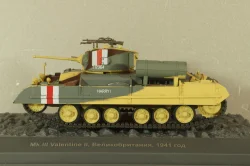 Mk.III  Valentine Великобритания1942., Танки, легенды отечественной бронетехники №16, TLOB16, Deagostini 1:43