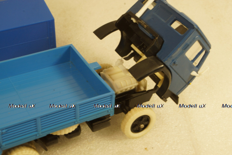 Камаз-5320 с тентом,белая резина,, Арек 1:43