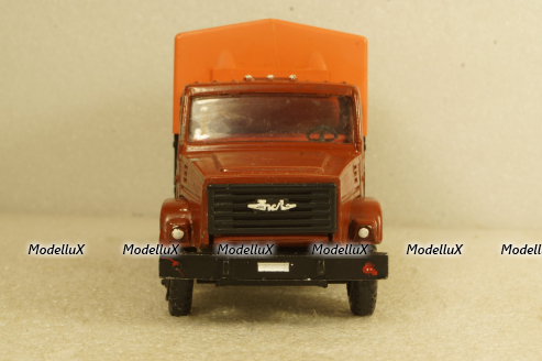 Зил-4331, красный/оранжевый, з-д Вега 1:43 