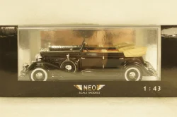 Cadillac Fleetwood Allweather Phaeton Convertible 1933 black, NEO45769, Neo 1:43