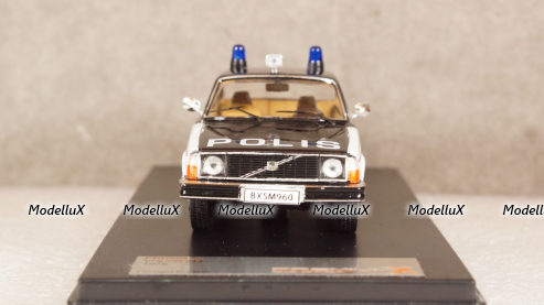 Volvo 244 police Sweden year 1978, PRD294, Premium X 1:43 №1
