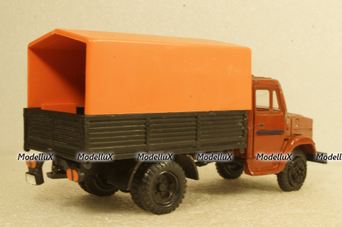 Зил-4331, красный/оранжевый, з-д Вега 1:43 