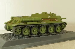 СУ-122 1943г,  Танки, легенды отечественной бронетехники №13, TLOB013, Deagostini 1:43 Блистер поврежден!