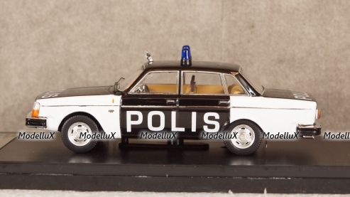 Volvo 244 police Sweden year 1978, PRD294, Premium X 1:43 №1