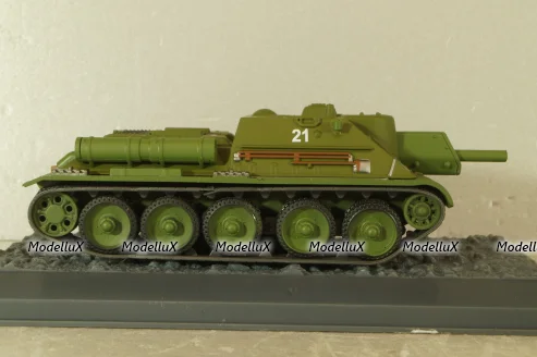 СУ-122 1943г,  Танки, легенды отечественной бронетехники №13, TLOB013, Deagostini 1:43 Блистер поврежден!