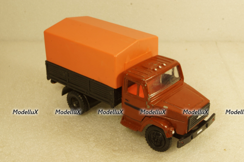 Зил-4331, красный/оранжевый, з-д Вега 1:43 