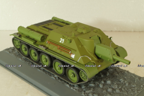СУ-122 1943г,  Танки, легенды отечественной бронетехники №13, TLOB013, Deagostini 1:43