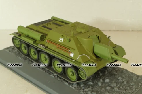 СУ-122 1943г,  Танки, легенды отечественной бронетехники №13, TLOB013, Deagostini 1:43 Блистер поврежден!