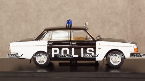 Volvo 244 police Sweden year 1978, PRD294, Premium X 1:43 №1