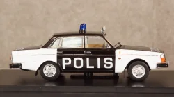 Volvo 244 police Sweden year 1978, PRD294, Premium X 1:43 №1