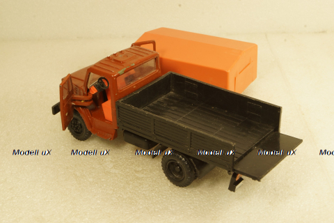 Зил-4331, красный/оранжевый, з-д Вега 1:43