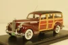Packard 110 Deluxe Wagon 1941 darkred/black, NEO44651, Neo 1:43
