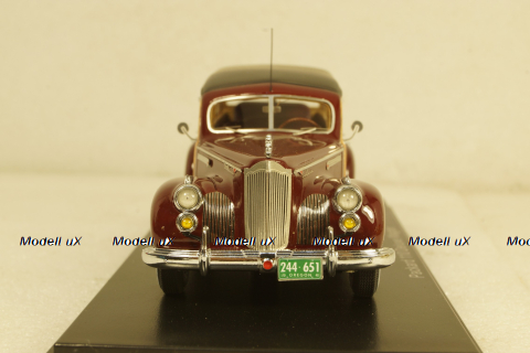 Packard 110 Deluxe Wagon 1941 darkred/black, NEO44651, Neo 1:43