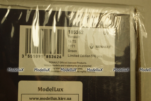 Renault R16 TS 2-Series 1971, 185362, Norev 1:18