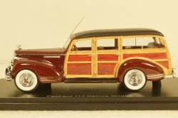 Packard 110 Deluxe Wagon 1941 darkred/black, NEO44651, Neo 1:43