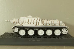 СУ-122 зимний камуфляж 1943г,  Танки, легенды отечественной бронетехники №8, TLOB008, Deagostini 1:43