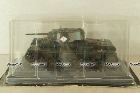 КВ-1 образца 1942г., Танки, легенды отечественной бронетехники №10, TLOB10, Deagostini 1:43